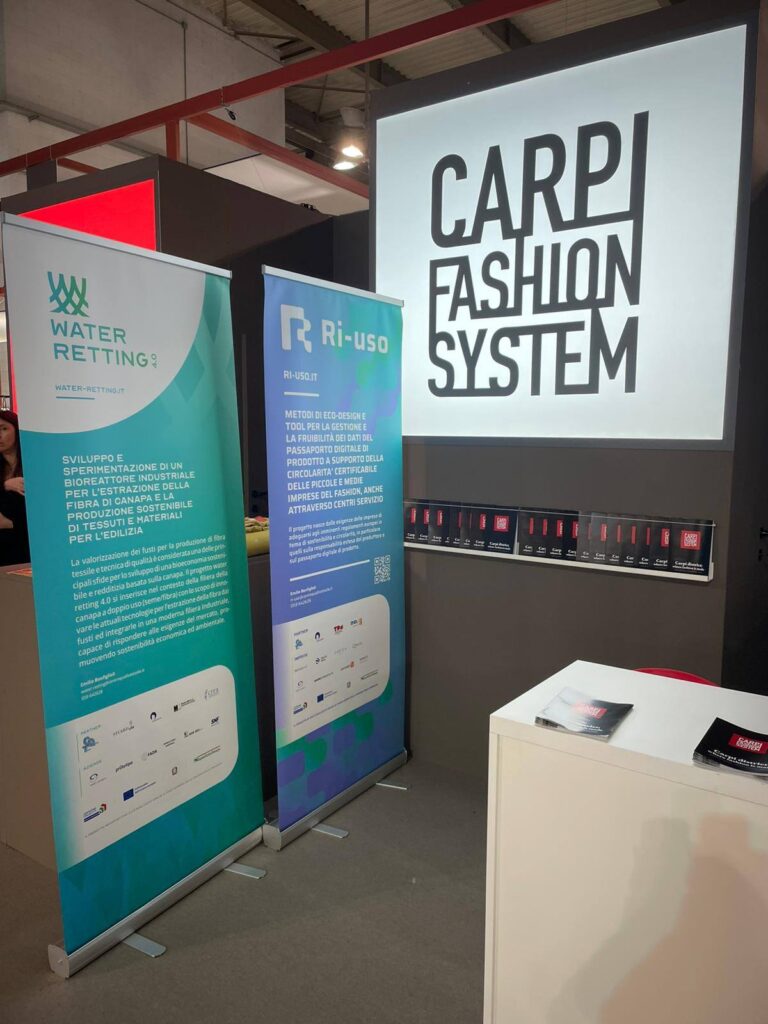 Ri-uso in fiera: insieme a Carpi Fashion System ha partecipato alla 42^ edizione di Milano Unica